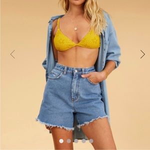 Billabong x The Salty Blonde Jean Shorts - Size 28